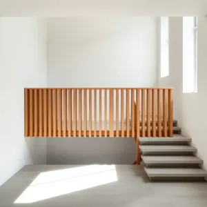 Balustrada na schody lamele