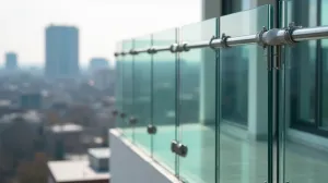 Balustrada szklana balkonowa