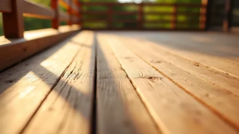 balustrada z desek tarasowych