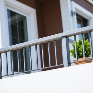 Balustrada z deski kompozytowej