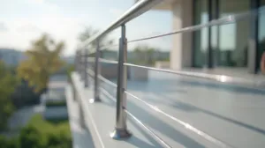 balustrada z linek stalowych