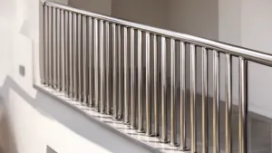 balustrada z rurek pionowych