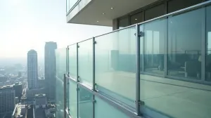 balustrada ze szkła hartowanego