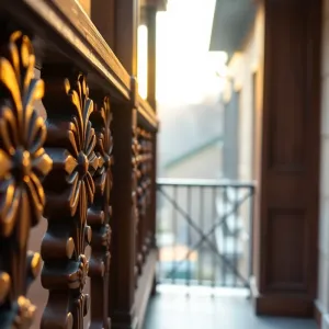 Balustrady balkonowe drewniane wzory