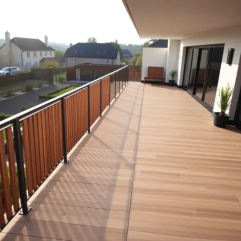 Balustrady kompozytowe na taras