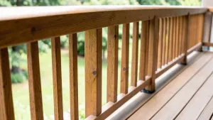 balustrady na balkon drewniane