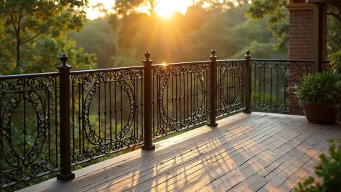 Balustrady na taras metalowe