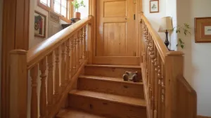 balustrady schodowe drewniane wewnętrzne