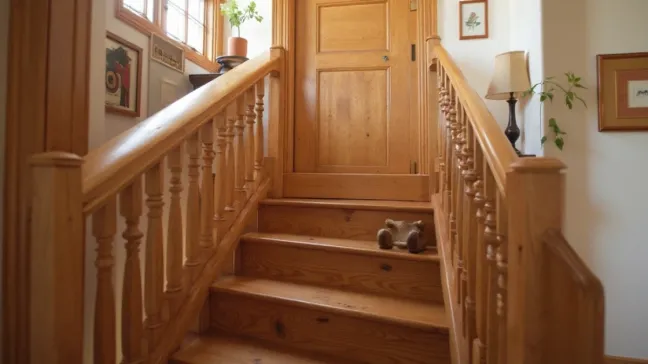 balustrady schodowe drewniane wewnętrzne