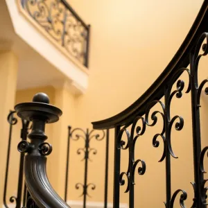 Balustrady schodowe kute wzory