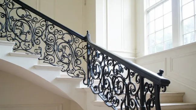 balustrady wewnętrzne kute