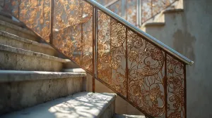 balustrady z blachy wycinanej laserowo