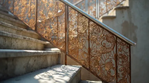 balustrady z blachy wycinanej laserowo