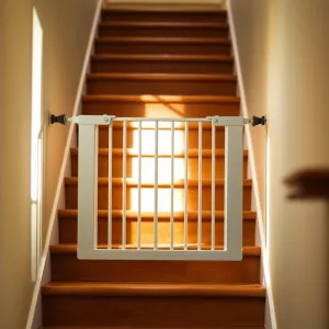 Barierka na schody dla dzieci rozporowa