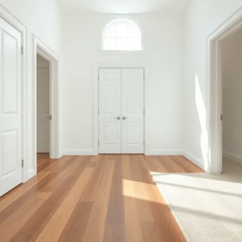 Białe drzwi jaka podłoga