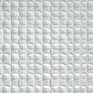 Białe płytki 3D do kuchni