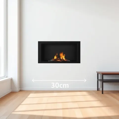 Biokominek ile od podłogi