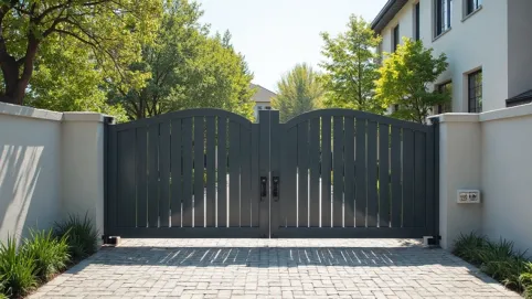 Brama automatyczna dwuskrzydłowa