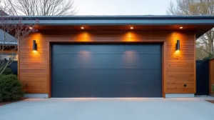 Brama garażowa dwuskrzydłowa ocieplana