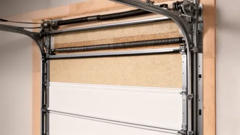 brama garażowa przekrój