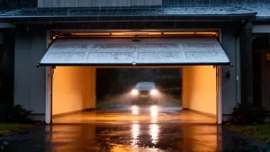 brama garażowa segmentowa z napędem montaż