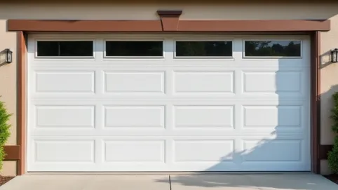 Brama garażowa uchylna ocieplana