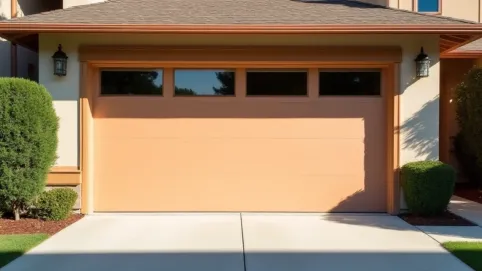Brama garażowa w innym kolorze niż okna