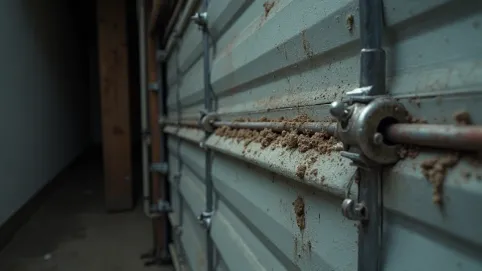 brama garażowa zatrzymuje się