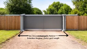 brama przesuwna 4m ile miejsca