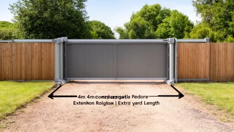 brama przesuwna 4m ile miejsca