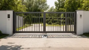 brama przesuwna 5m wymiary