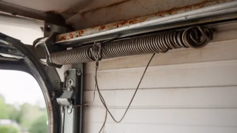 brama segmentowa sprężyny naciągowe