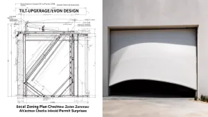 brama uchylna projekt