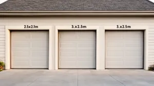 bramy garażowe uchylne wymiary typowe