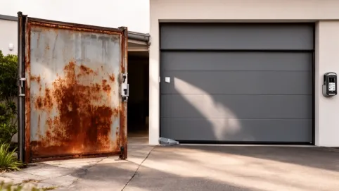 ceny bram garażowych z napędem