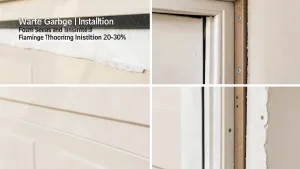 Ciepły montaż bramy garażowej