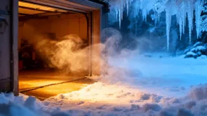 ciepły próg do bramy garażowej