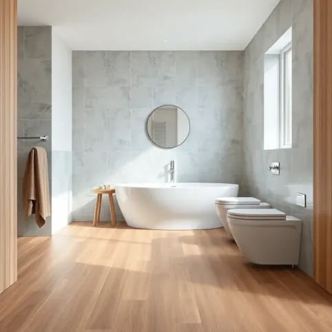 Co na podłogę do łazienki zamiast płytek