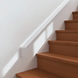 Cokół schodowy biały