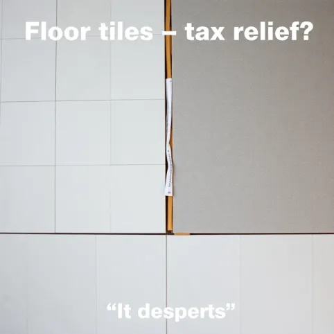 Czy płytki podłogowe można odliczyć w ramach ulgi termomodernizacyjnej