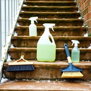 Czym czyścić schody zewnętrzne