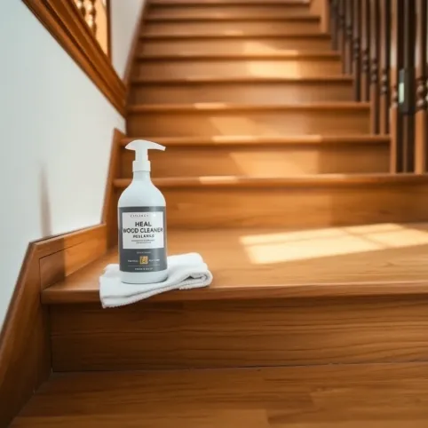 czym myć drewniane schody