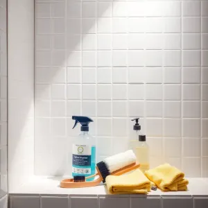Czym myć płytki pod prysznicem