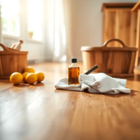 Czym myć podłogę drewnianą domowe sposoby