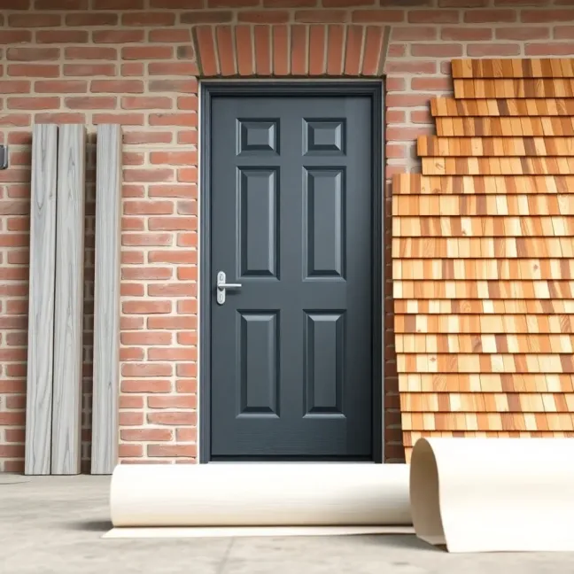 Czym obłożyć drzwi zewnętrzne