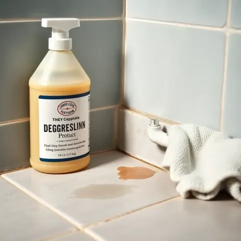 Czym odtluscic płytki w lazience przed silikonem