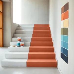 Czym pomalować betonowe schody wewnętrzne