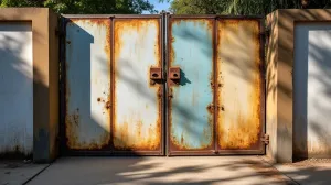 Czym wyczyścić bramę przed malowaniem