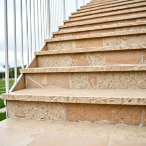 Czym wykończyć schody zewnętrzne półokrągłe