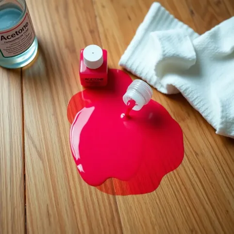 Czym zmyć lakier do paznokci z podłogi